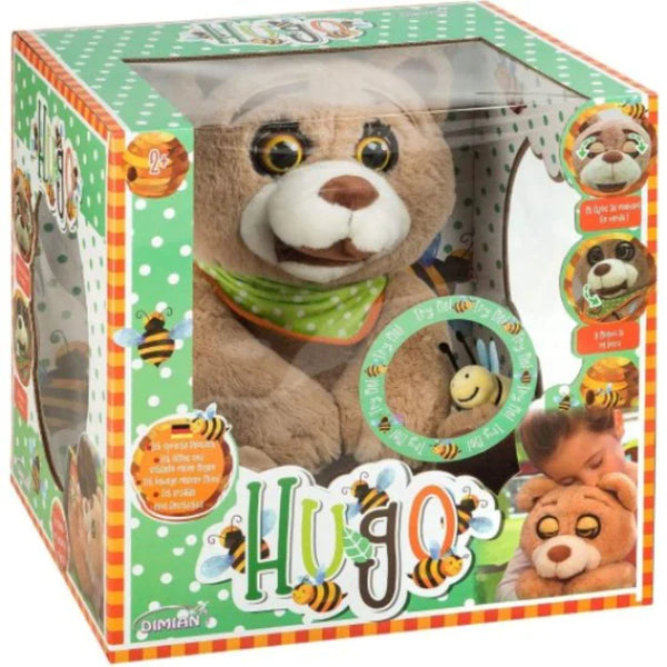 Plush Hugo with Moving Eyes & Mouth Three Fairy Tales In English