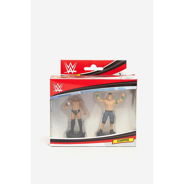 WWE stampers window box 2piece (S1) , Fin Balor and John Cena Stamper, Beige Combo