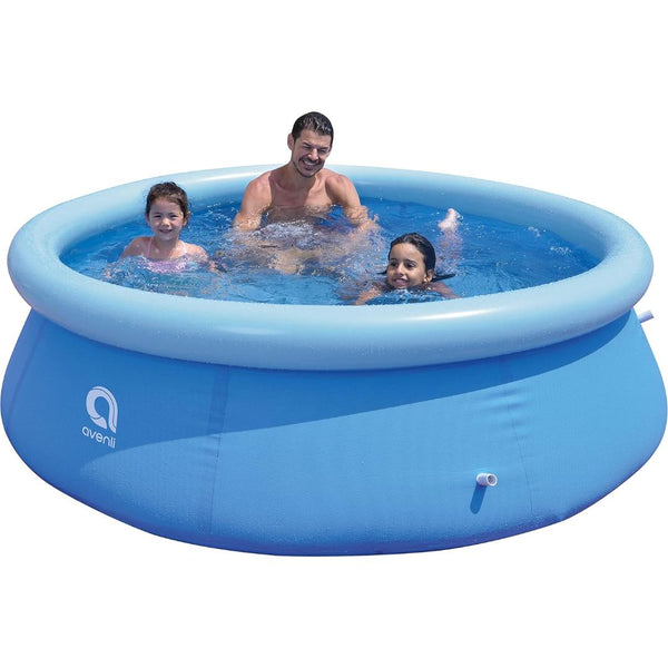Avenli Family Prompt Set Pool Above Ground 240 x 63 cm Round Swimming Pool for Families
