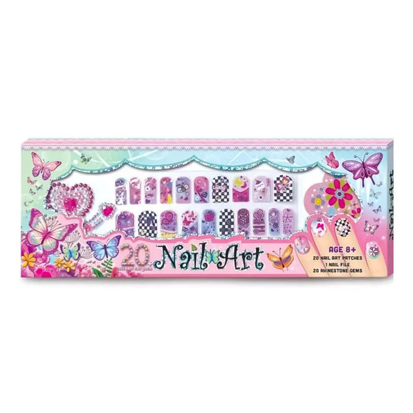 Pecoware Butterfly Nail Art Set For Girls 8 years and Above