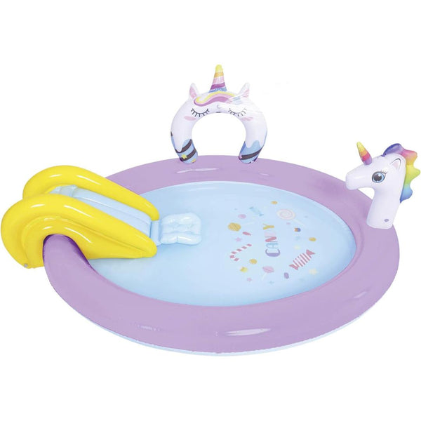 Unicorn Children's Water Play Pool Inflatable Swimming Pool With Water Slide