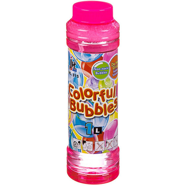 Soap solution for rainbow bubbles, 1 liter jar