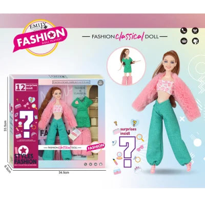 Fashion Classical Dolls  Creative Design Princess Dress Toy 12 inch