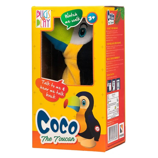 Pugs At Play Coco The Talking Toucan Kids Animal Toy
