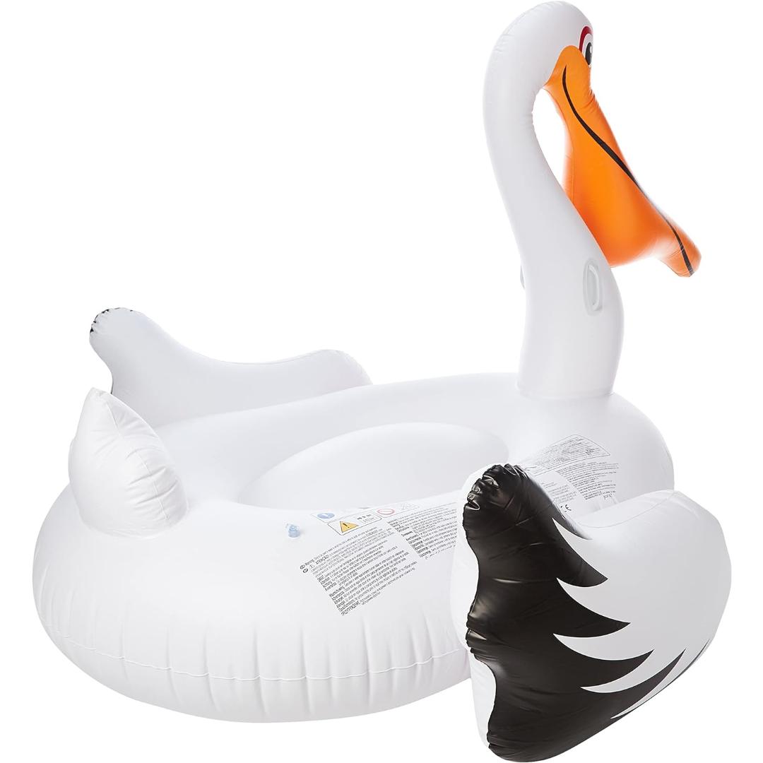 JI Long Pelican Shaped Inflatable Ride-On Float for pool – Bait AL Tarfeeh