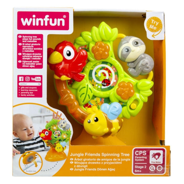 Winfun Jungle Friends Spinning Tree With Light And Sound