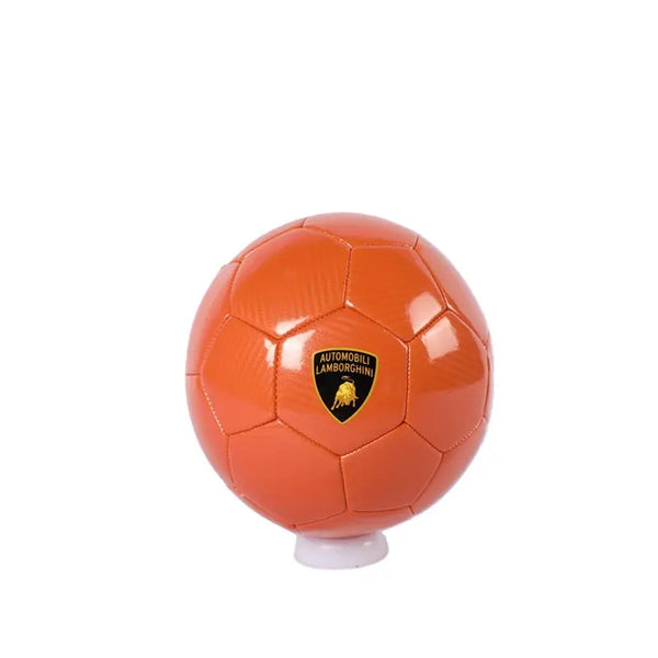 Lamborghini Machine Swing Pu Carbon Fiber Soccer Ball Size 5 , Orange