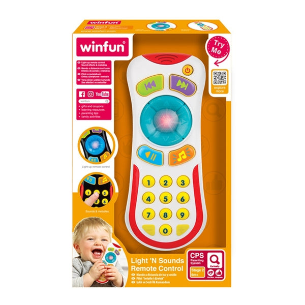 Winfun -Light N Sounds Remote Learning Toys for Kids age 6M+