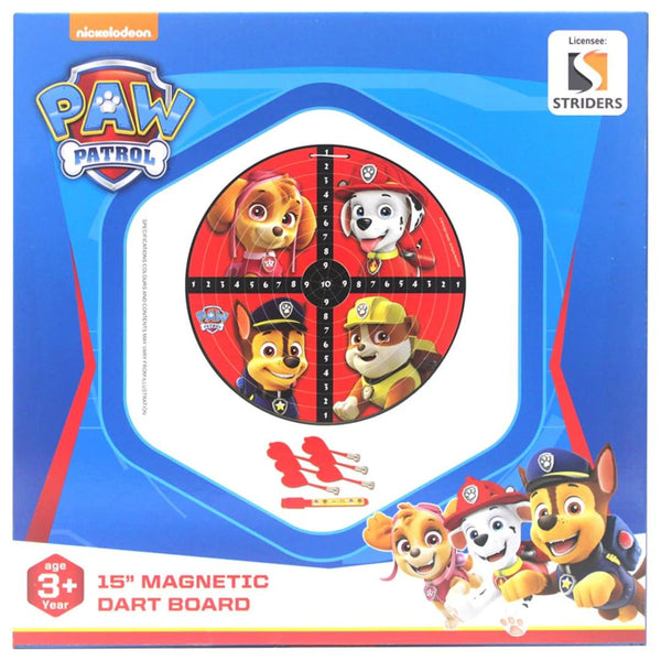 Paw Patrol 15 Inches Magnetic Dartboard Multi colour