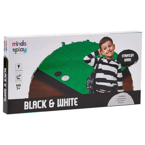 Minds At Play - Black & White Reversi Game Multicolour