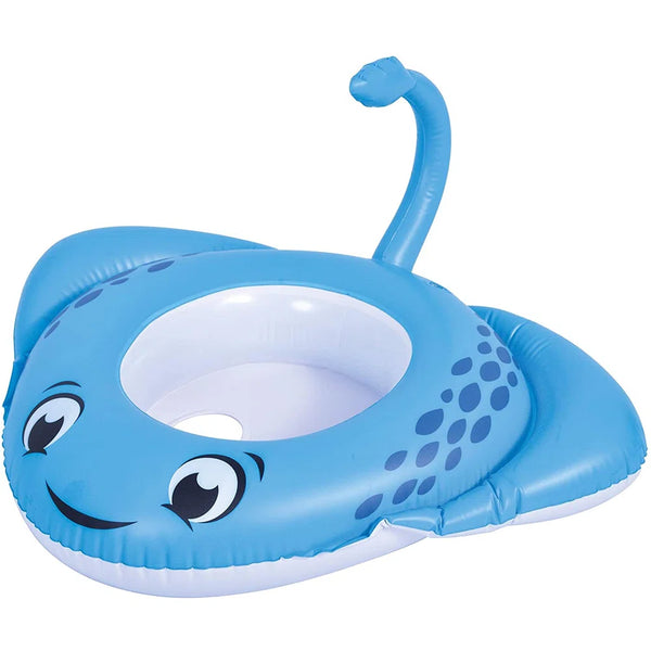 Sun Club Blue Inflatable Sting Ray Fish Baby Pool Float 33" -Jilong