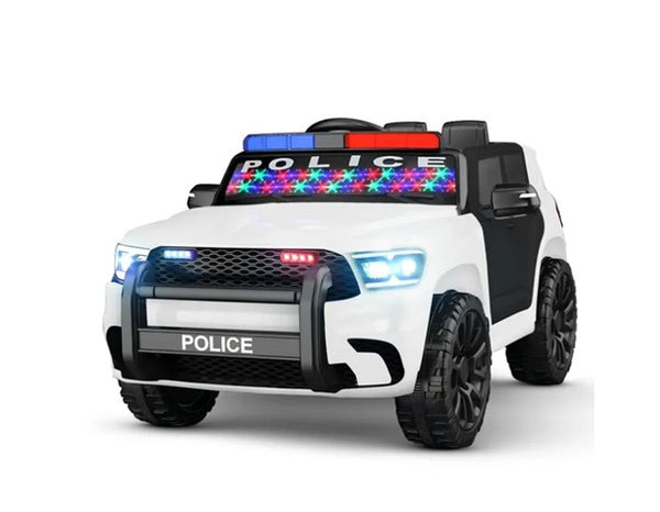 Police Electric Ride On Car 12 Volt With Music And Sound Effect 3 to 8 yrs With Remote