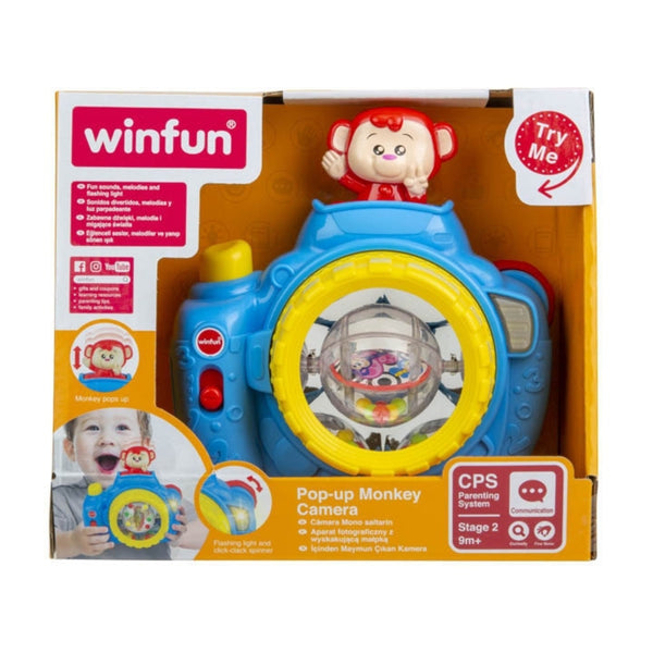 WinFun Camera with a photo monkey Smily Play Toy For Kids