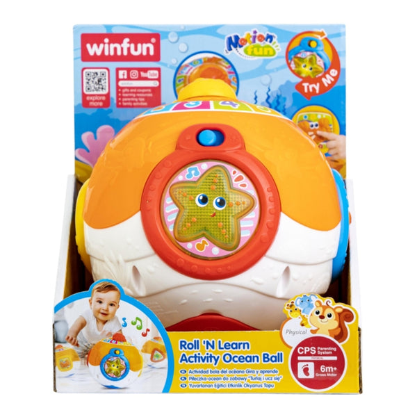 Winfun Roll And Learn Activity Ocean Ball