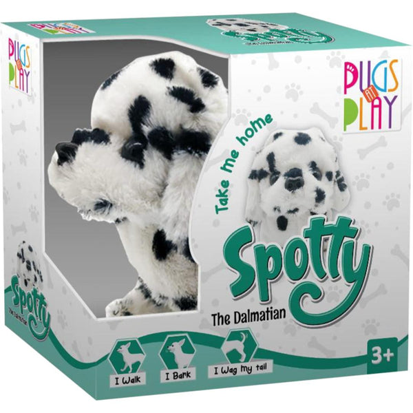 Pugs At Play Spotty Walking Dog – The Dalmatian Kids Animal Toy