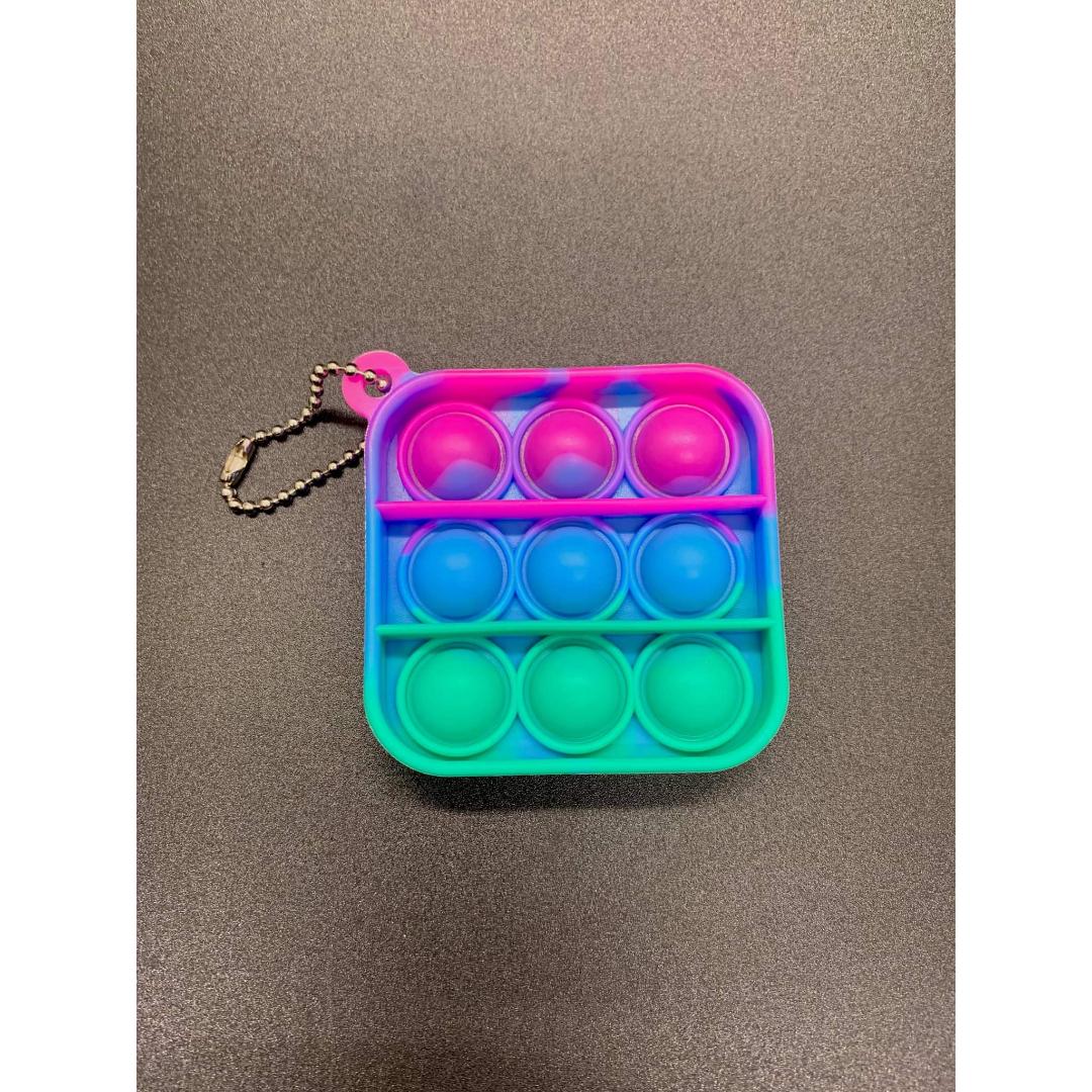 Popper Key Chain Bubble Popper Keychain Square Fidget (Camouflage) – Bait AL Tarfeeh