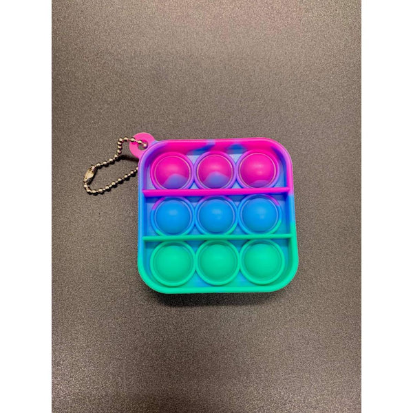 Bubble Popper Keychain Square Fidget (Camouflage)