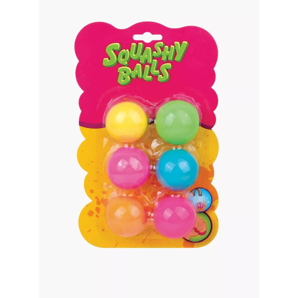 Sticky Squashy Balls 6-Piece Set