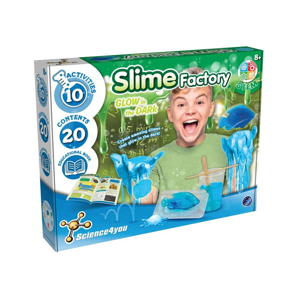 Science4you - Self Slime Set, Dark Luminous Slime Chemistry Lab Game for Kids