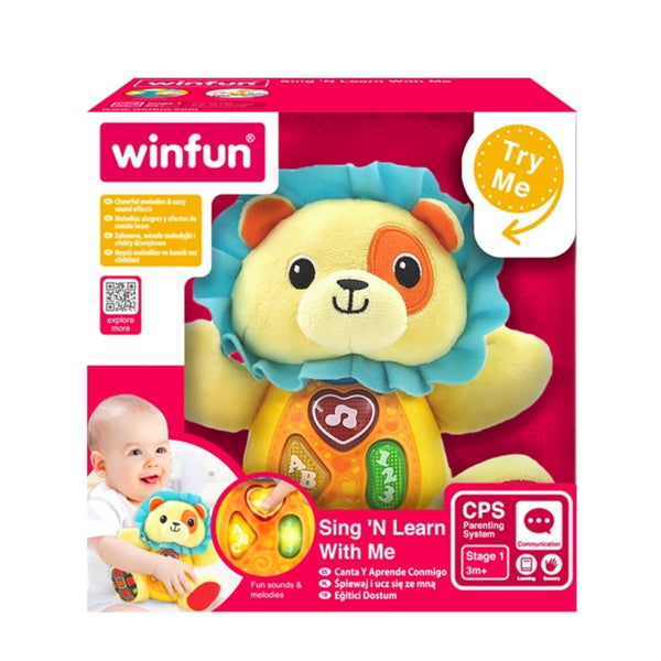Winfun Sing & Learn -Caesar The Lion Toy For Kids