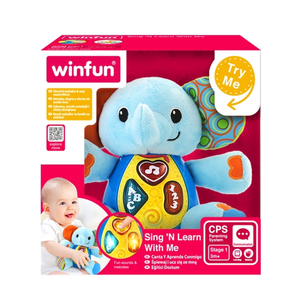 Win fun Sing n Learn With Me - Timber the Elephant