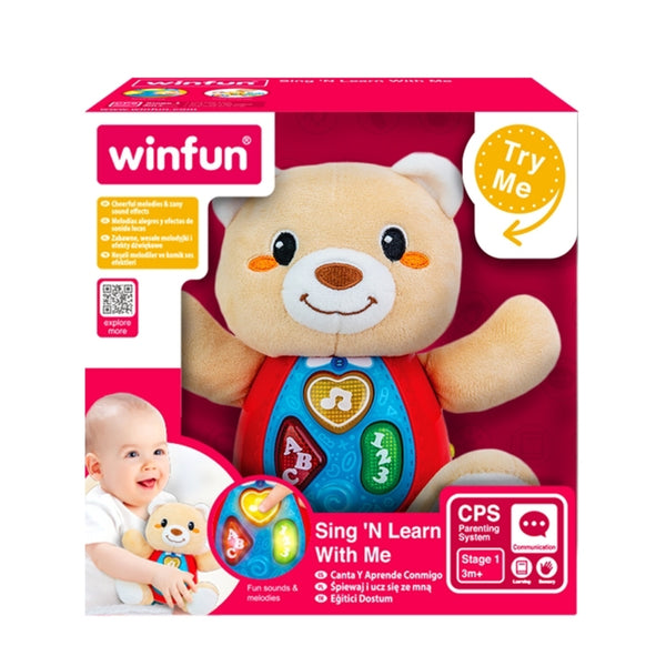 Win fun Sing 'n Learn With Me - Bear