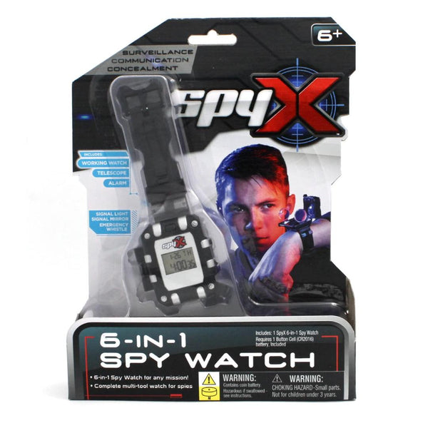 Spy X  6-in-1 Watch - 6 Function Spy Toy Watch