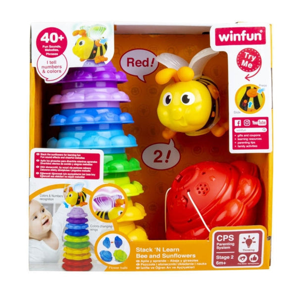 winfun Musical Stackable Tower bee and Sunflowers +6m