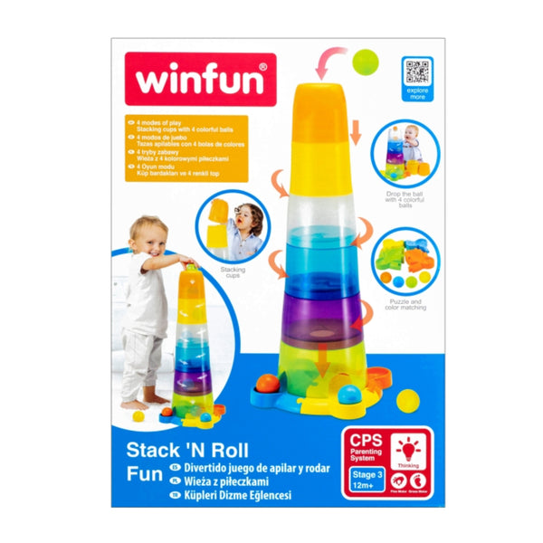 Winfun Stack'N Roll Fun Activity Toys for Kids age 12M+