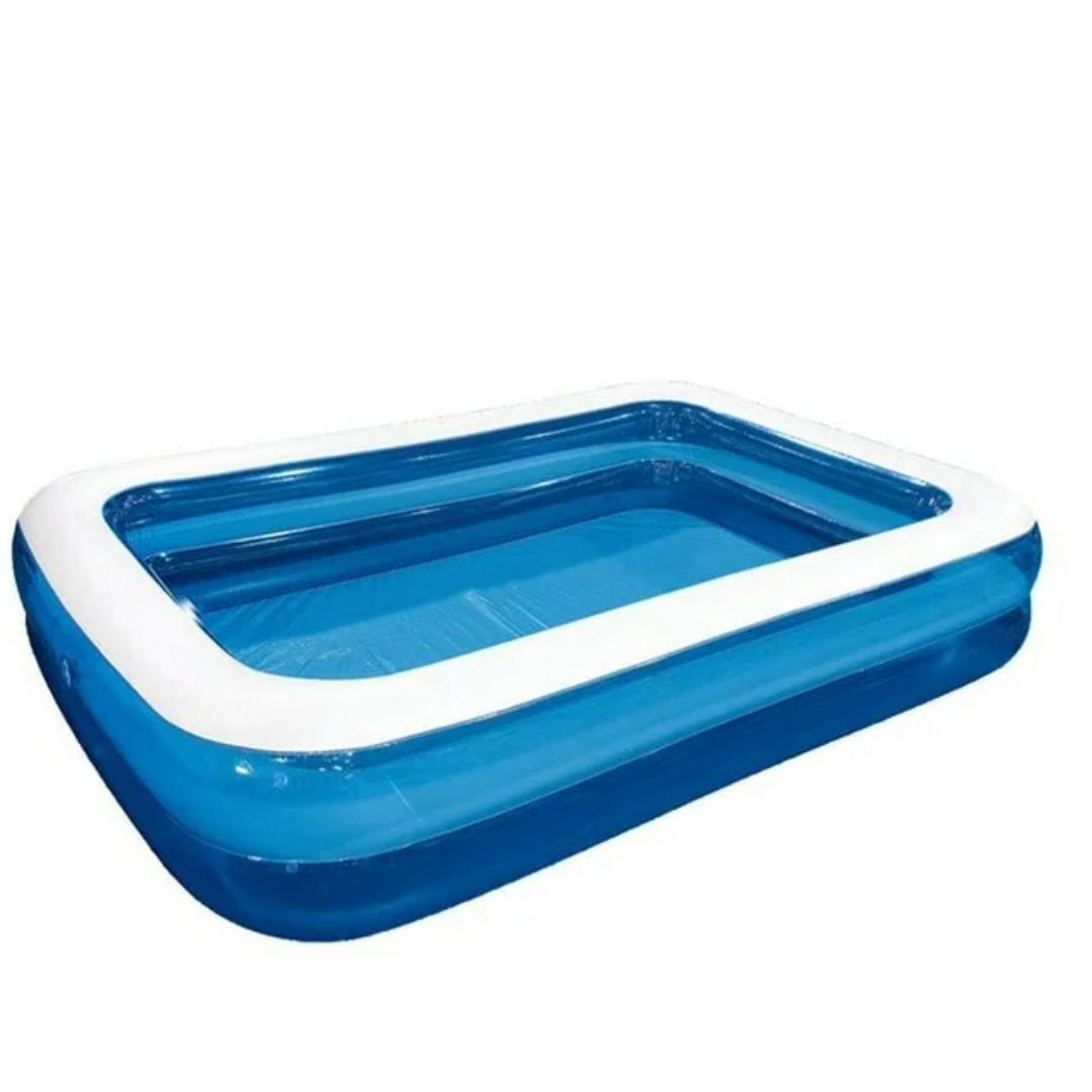 Sun Club Giant Rectangular Swimming Pool Portable Family Lounge Bath P ...