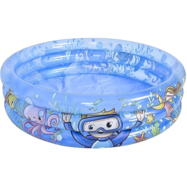 Baby Sun Club Sea World Inflatable 3-Ring Baby Swimming Pool-Jilong