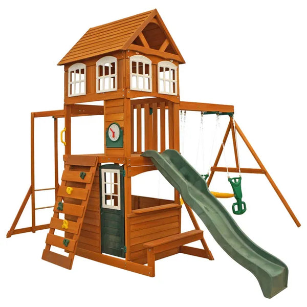 Kidkraft - Cranbrook Wooden Swing Set/Playset