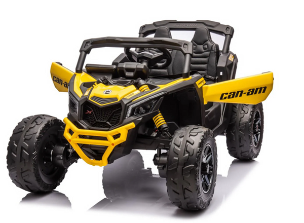 Licensed Can-Am Maverick Turbo RR 12V 10AH/4M Yellow Electric Ride On 3 to 7 yrs