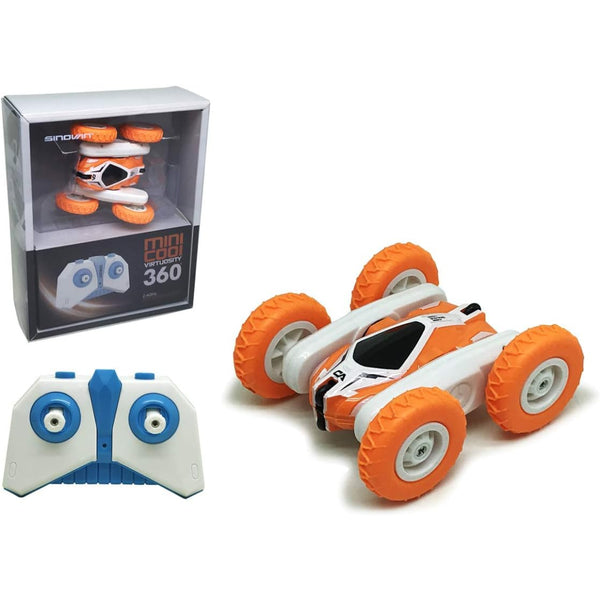 Sam Toys - Mini Rc Cool Virtuosity 360 Stunt 2 4 Ghz Car Swing Orange