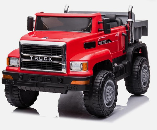 شاحنة كهربائية مرخصة بجهد 12 فولت للأطفال للقيادة مع جهاز تحكم عن بعد لركوب الأطفال الكبار على الشاحنة