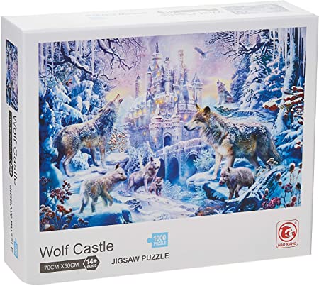 1000 Pieces Jigsaw Paper Puzzles, Home Wall Decor - Wolf Castle
