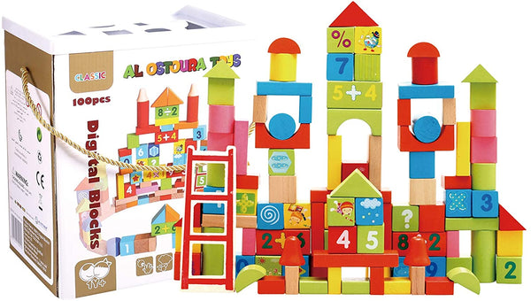 100pcs Digital Blocks Toys for Kids Online
