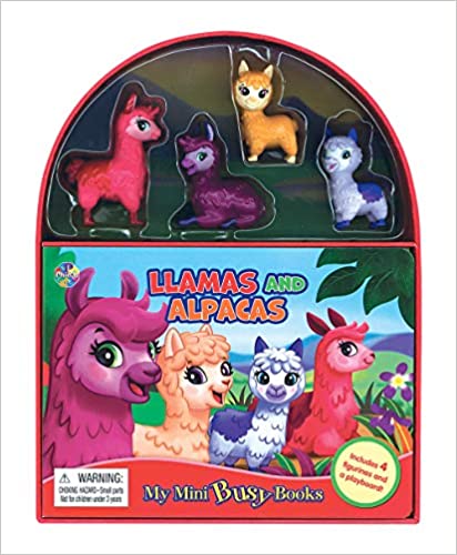 Phidal Llamas & Alpacas My Mini Busy Books - English