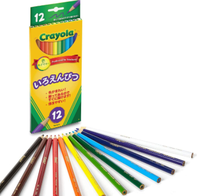 12 ct. Colored Pencils,  long