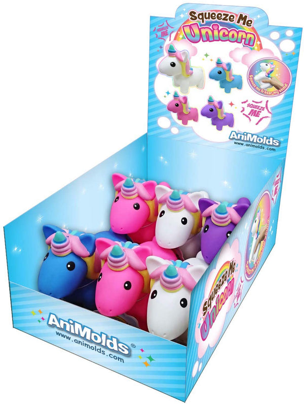 Animolds Squeeze Me Unicorn Pack of 1 (Color may Vary)