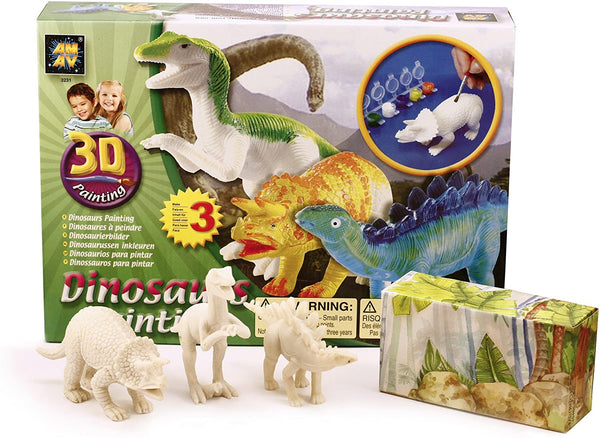 Amav 3D Dinosaurs Painting Arts & Crafts Kit - 11 Pieces