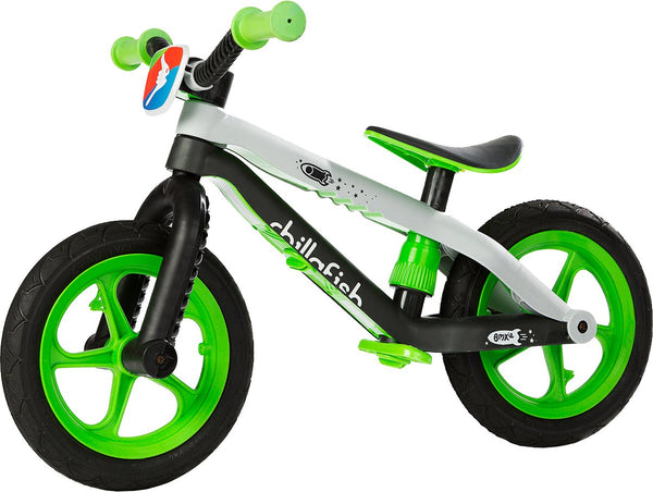 Chillafish Bmxie-rs BMX Balance Bike With Airless Rubber Skin - Green
