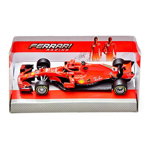 Bburago Scuderia Ferrari SF90GP Sebastian Vettel  Diecast Model 1:43 Car - Red