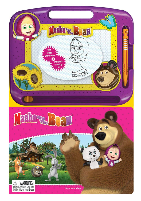 Phidal Animaccord's Masha and the Bear Activity Book Learning Series - Multicolour