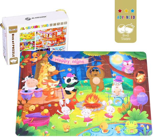 Campfire Night 60Pieces Jigsaw Puzzle