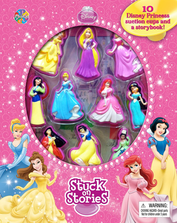 Phidal Disney's Princess Activity Book Stuck on Stories - Multicolour