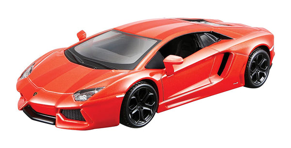 Bburago Lamborghini Aventador Street Fire Model Diecast 1:32 Car - Orange
