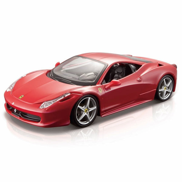 Bburago Ferrari 458 Italia, Red 26003 1:24 Scale Diecast Model Toy Car - Red