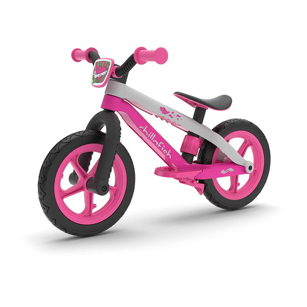 Chillafish Bmxie-rs BMX Balance Bike With Airless Rubber Skin - Pink