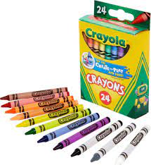 24 ct. Crayons - Peggable